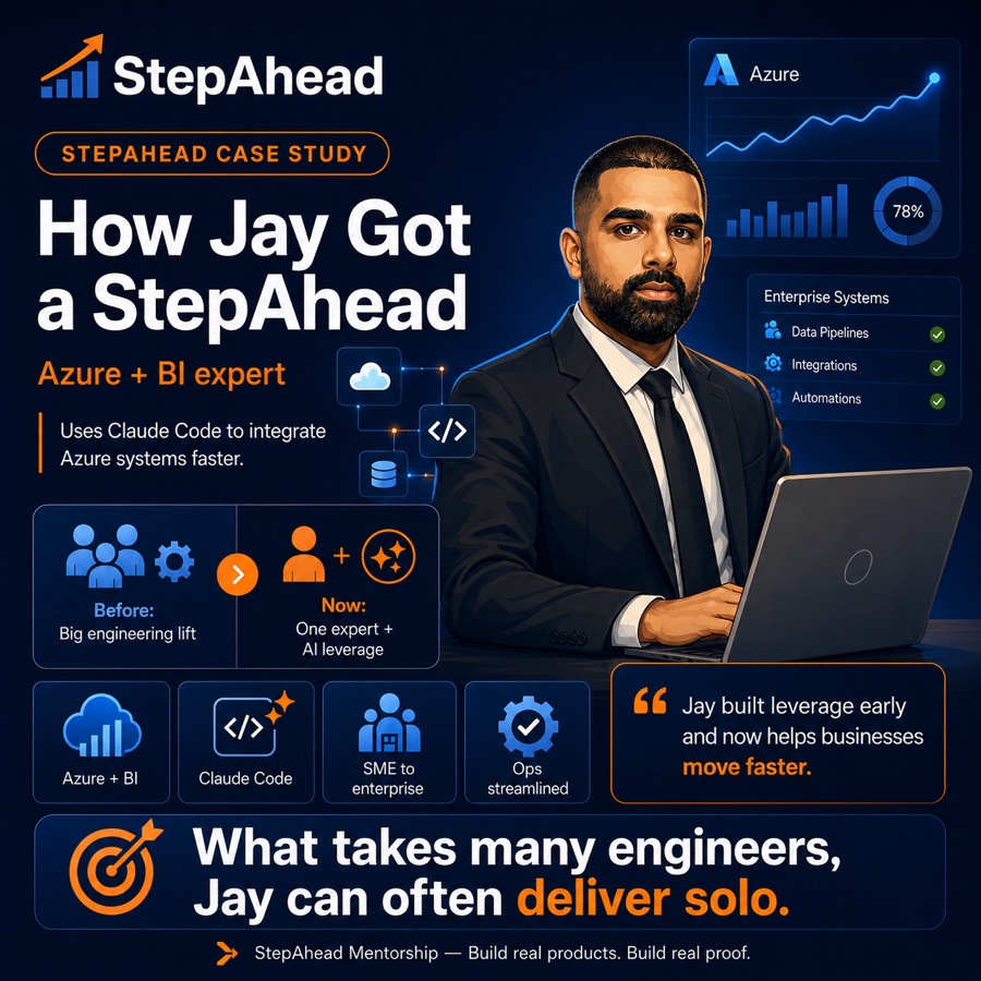 Case study: how Jay built an agentic résumé tool and 10x'd his interviews with StepAhead