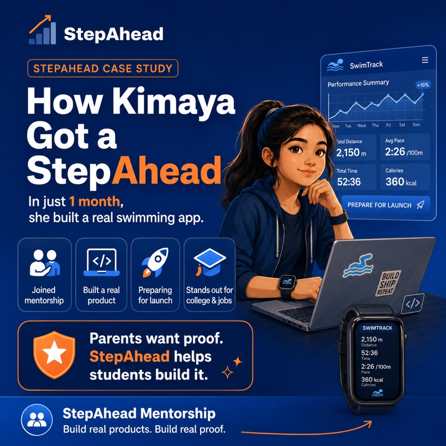 Case study: how Kimaya built a real swimming app in one month with StepAhead